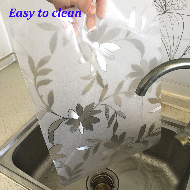 [Australia - AusPower] - Waterproof Placemats Wipe Clean Plastic Placemats Set of 2 Placemat for Kitchen Dining Table Place Mats Dining Room Placemats Plastic, Wipeable Flower Place Mats ( Never Fade ) 