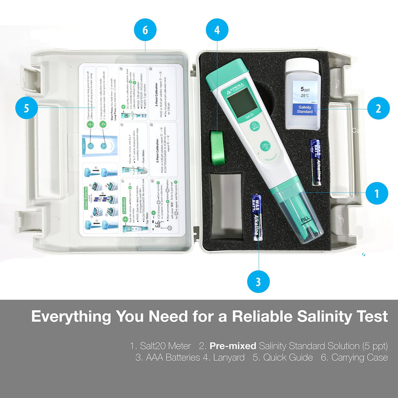 [Australia - AusPower] - Apera Instruments Value Series Salt20 Salinity Tester Kit (AI214) 