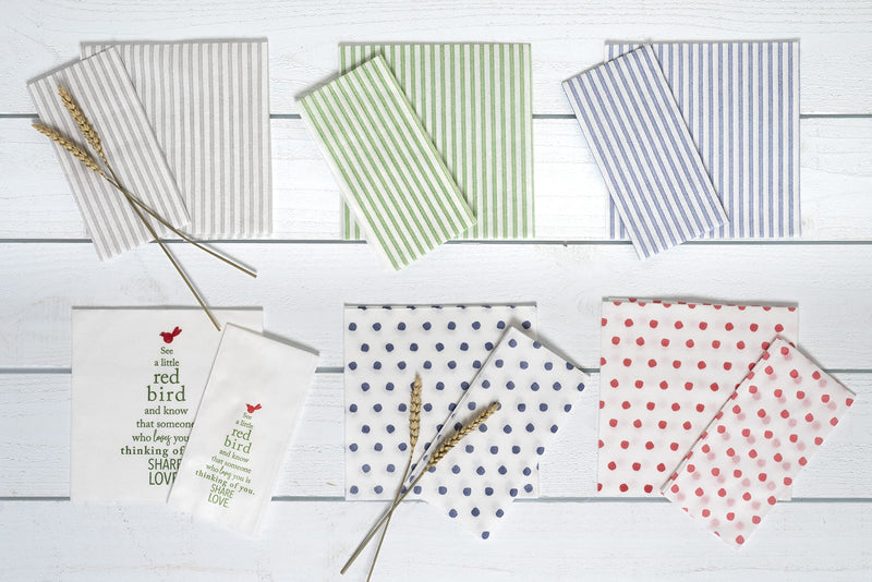 [Australia - AusPower] - VIETRI Papersoft Napkin Collection Italian Luxury Paper Napkin and Guest Towel 50 Packs (Guest Towels, Dot Red) Guest Towels 