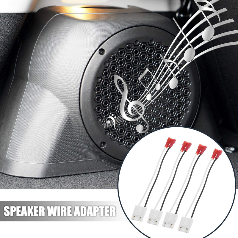 [Australia - AusPower] - X AUTOHAUX 4pcs 72-4500 Car Speaker Connector Harness Adapter for Chevrolet Tracker 1998-2004 