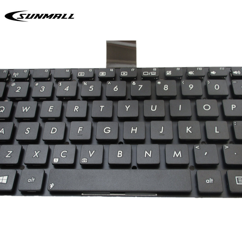 [Australia - AusPower] - SUNMALL Keyboard Replacement Compatible with Asus K55 K55A K55V K55DE K55VD K55VJ K55VM K55XI K55VS R500V R500VD R500VS F751LK F751M K751L X751L X751LD Series Black US Layout 