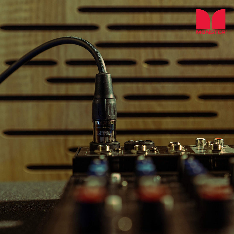 [Australia - AusPower] - Monster Prolink Monster Classic Microphone Cable: 10 ft, Silver Contact XLRs 10 ft. - Speak-On plugs 