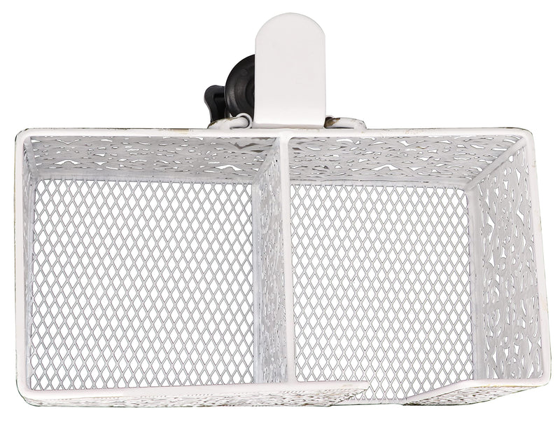 [Australia - AusPower] - Aurynns Desk Cup holder, Clip on Cup holder,To store beverags stationery and mobile phone(white + gold) white + gold 