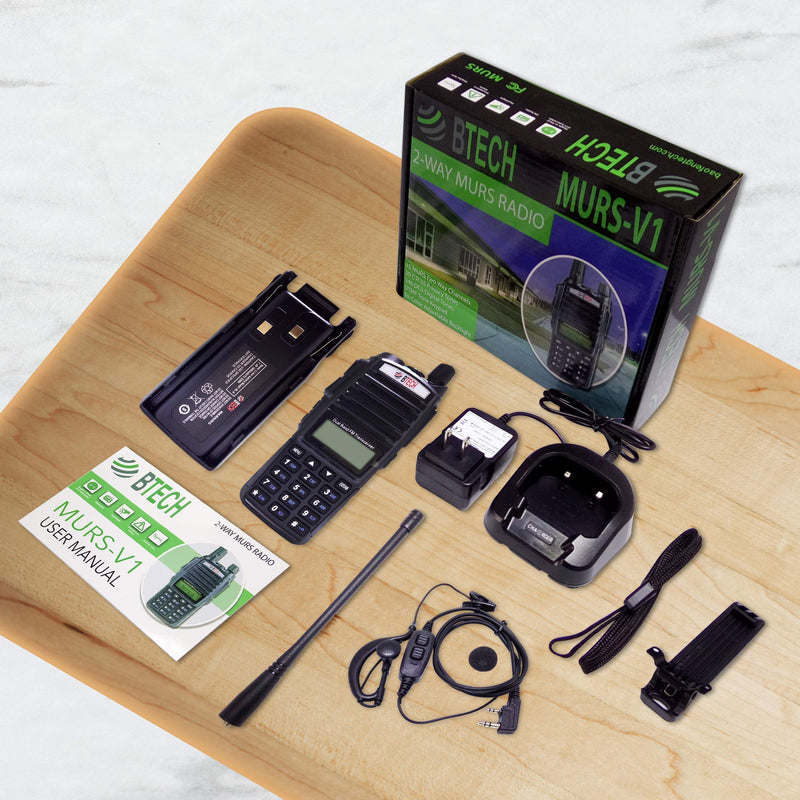 [Australia - AusPower] - BTECH MURS-V1 MURS Two-Way Radio, License Free Two-Way Radio for Manufacturing, Retail, Personal, and Business 