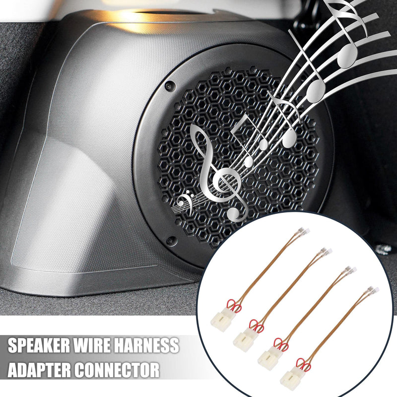 [Australia - AusPower] - X AUTOHAUX 4pcs Car Speaker Connector Wire Harness Adapter Connector for Mazda for Ford for Lincoln 