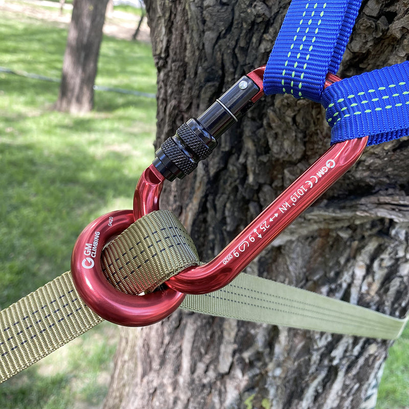 [Australia - AusPower] - GM CLIMBING 1 inch Nylon Tubular Webbing Tape UIAA Certified 4000lb Heavy Duty for Climbing Rescue Rope Works Survival Outdoor General Purposes 1" x 30Ft / 10 Yards Black 1 inch x 10 yards 