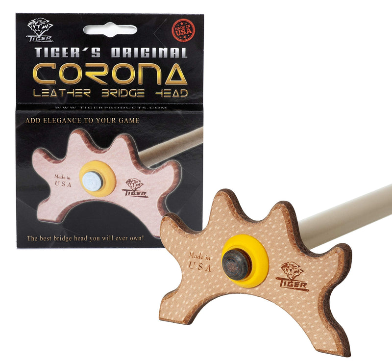 [Australia - AusPower] - Tiger Corona Pool Cue Leather Bridge Head 