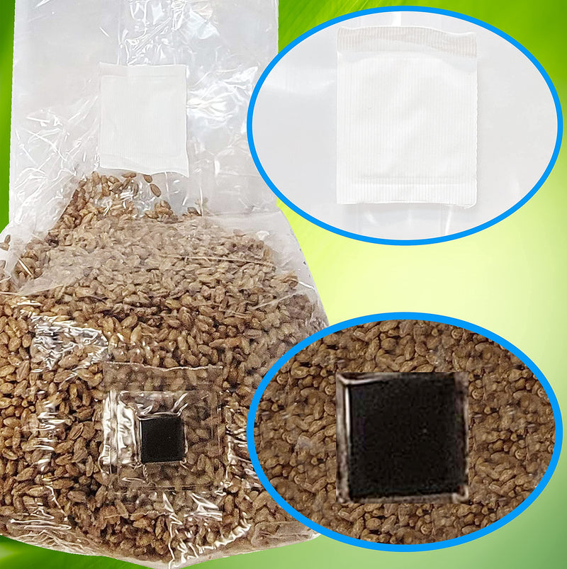 [Australia - AusPower] - Mushroom Grow Bags with Self Healing Injection Port - 20 Bags - Evviva Sciences - 0.2 Micron Patch - Thick 3mm Polypropylene - Autoclavable, Durable, & Tear Resistant 
