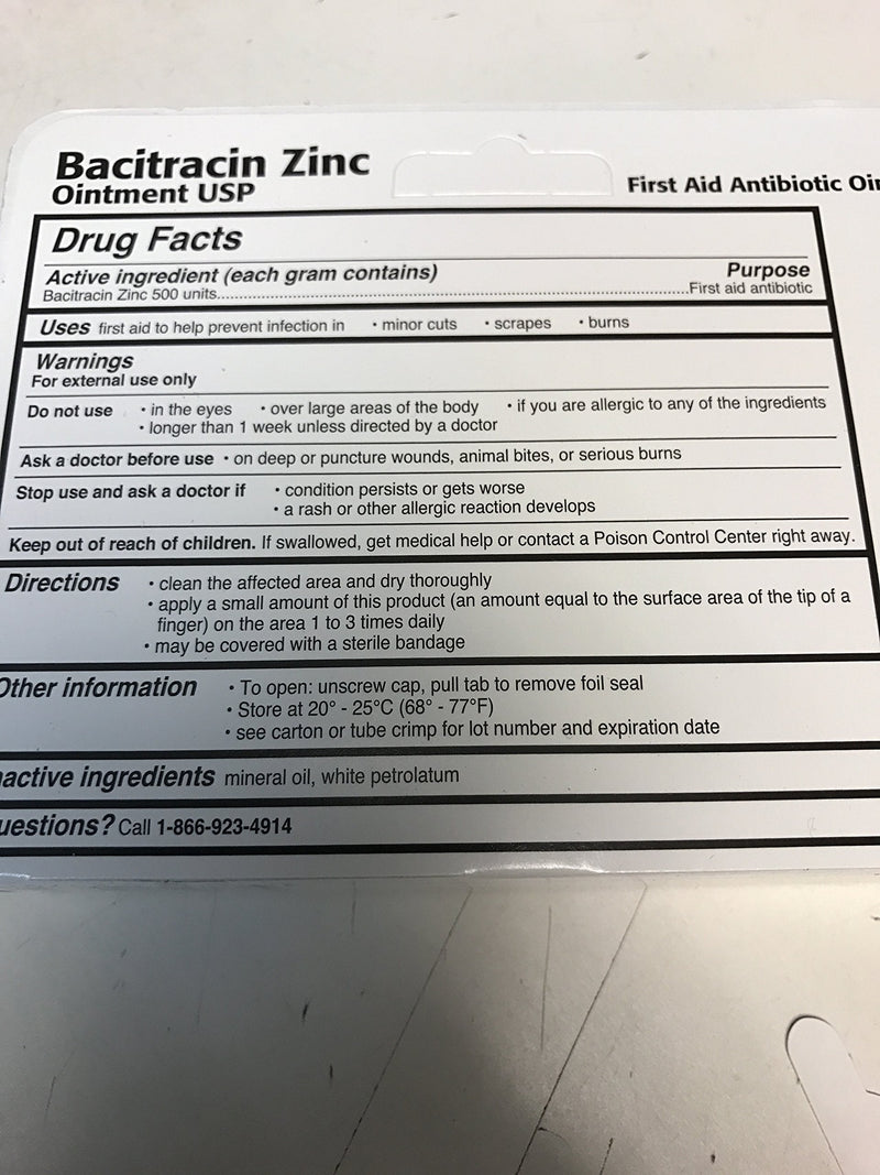 [Australia - AusPower] - Bacitracin Zinc Ointment 1oz (Pack of 2) 