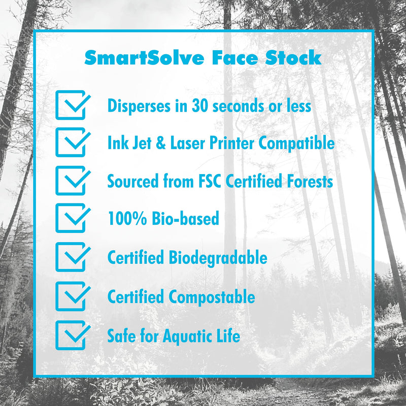 [Australia - AusPower] - SmartSolve Water Soluble Paper, 3pt – White 8.5’’x11’’ Biodegradable Craft Paper, Printer Paper and Drawing Paper, Environmentally Friendly Printing Paper that Dissolves in Water (25 Sheets) Pack of 25 