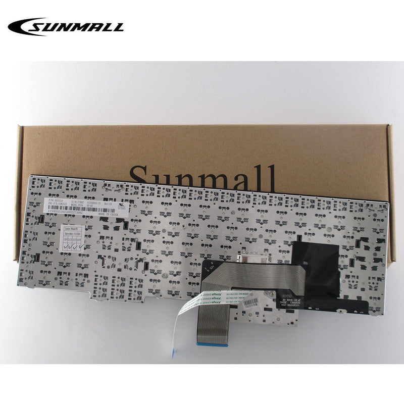 [Australia - AusPower] - SUNMALL Laptop Keyboard Replacement for ThinkPad Edge E530 E530C E535 E545 Series Laptop 15.6 inch with The Number Keys Black US Layout No Backlight 