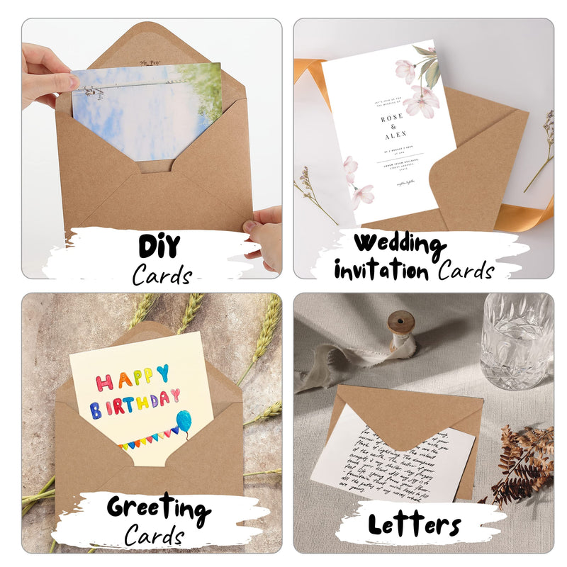 [Australia - AusPower] - Mr. Pen- Kraft Envelopes, 40 Pack, 5 x 7 Inch, A7 Envelopes, Brown Envelopes, Card Envelopes, Kraft Paper Envelopes, Invitation Envelopes, Postcard Envelopes 