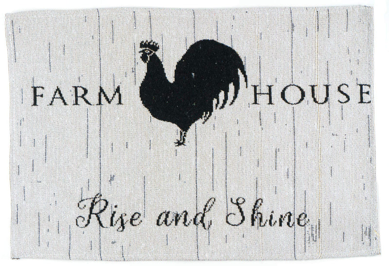 [Australia - AusPower] - CraftMore Farm House Rooster Placemat Set of 4 