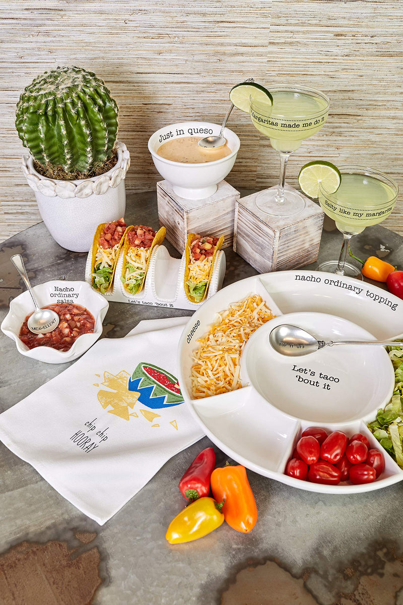 [Australia - AusPower] - Mud Pie Just in Queso Dip Set, White 