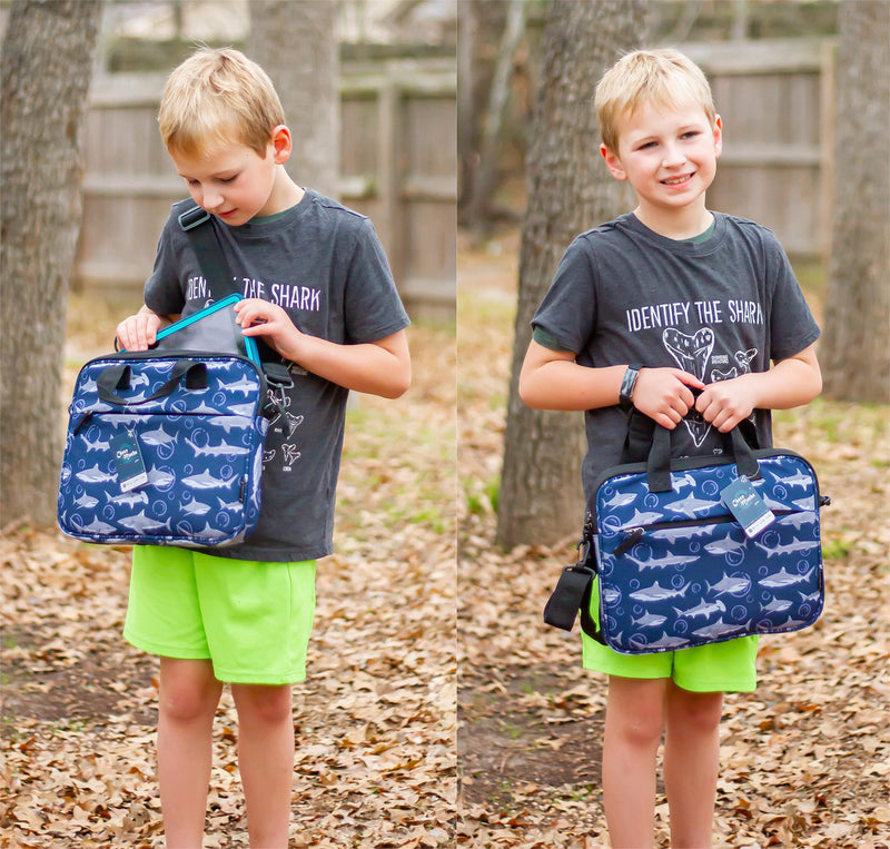 [Australia - AusPower] - Choco Mocha Tablet Bag for Kids（10inch & 12.5inch） 12.5inch（12.5 x 9.8 x 1.3） Truck Gray 12.5inch 