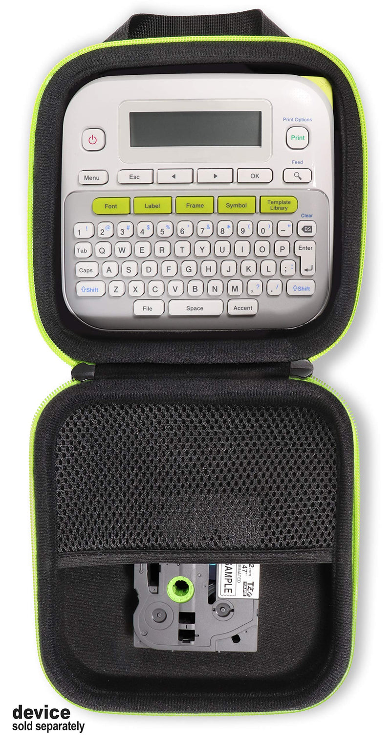 [Australia - AusPower] - CaseSack Label Maker Case Customized for Brother P-Touch, PTD210, Easy-to-Use Label Maker, mesh Pocket for The Label Tape, Handle for Easy Carrying 