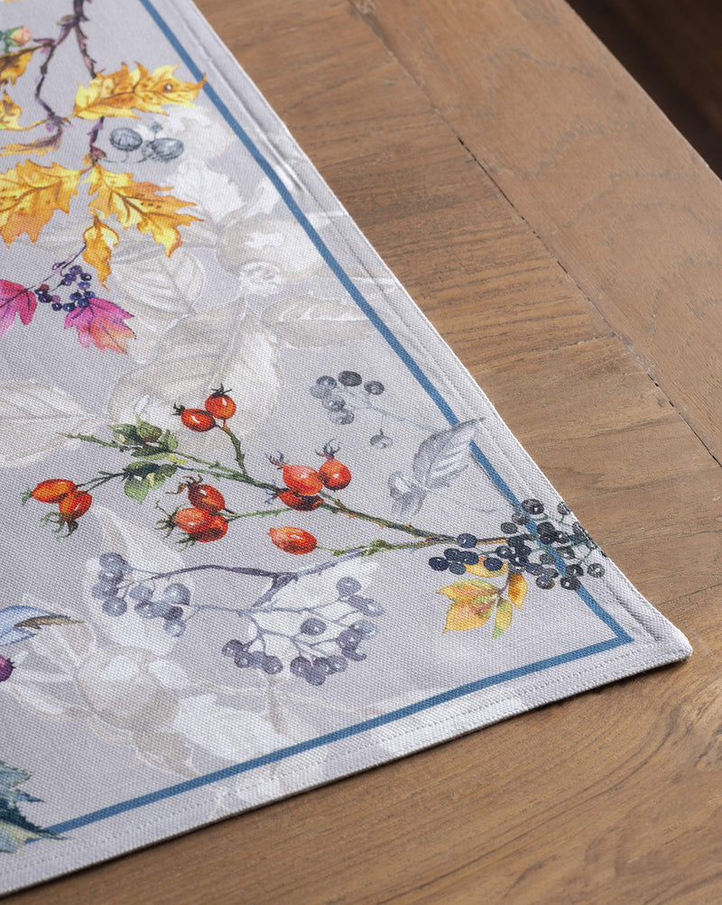 [Australia - AusPower] - Maison d' Hermine Equinoxe 100% Cotton Set of 4 Placemats for Dining Table | Kitchen | Wedding | Everyday Use | Dinner Parties | (Grey, 13 Inch by 19 Inch) Equinoxe - Grey (Set of 4) 