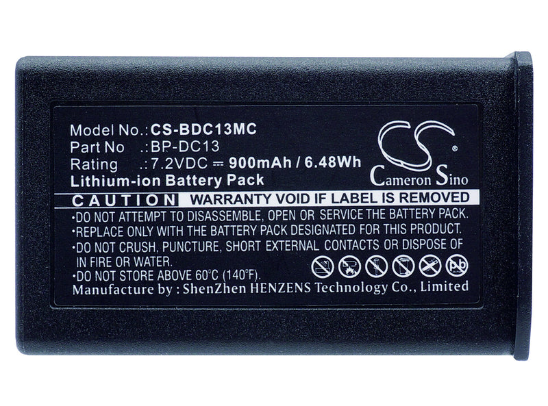 [Australia - AusPower] - XSP 900mAh Replacement Battery for Leica Silver 19800 T T Digital Camera Part NO Leica BP-DC13 Parts Battery Batteries 