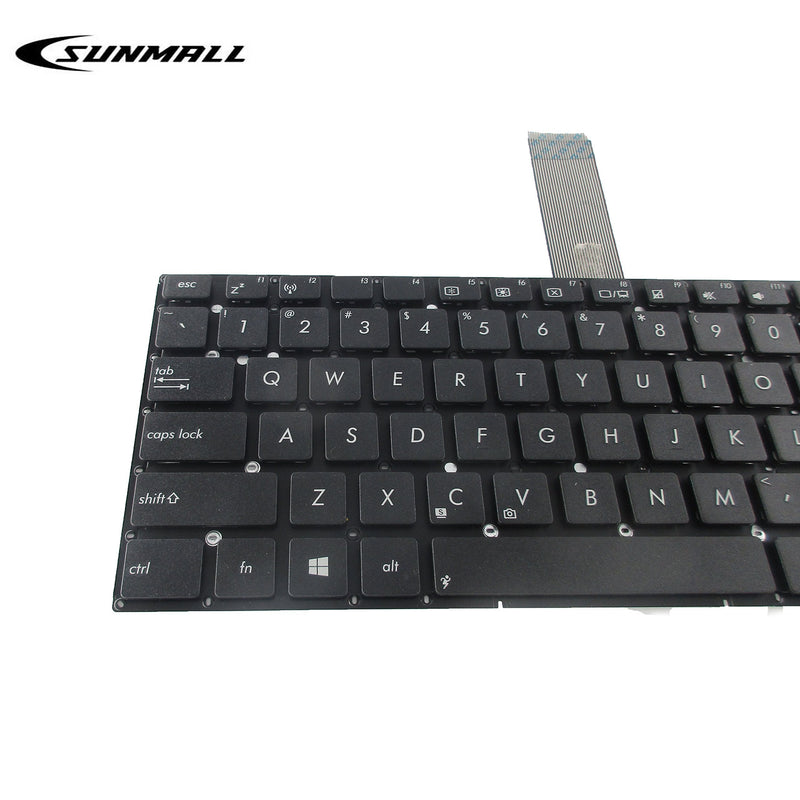[Australia - AusPower] - SUNMALL Keyboard Replacement for asus r510l x550 x550ca k550 x552l Series Laptop Black US Layout 
