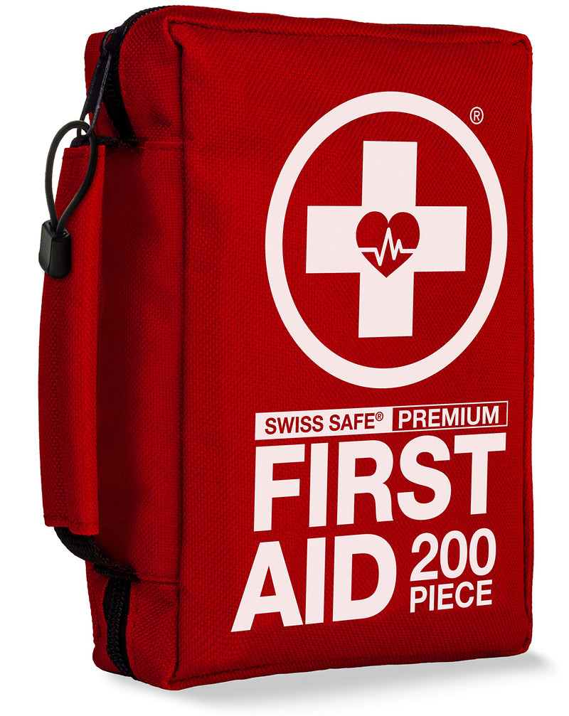 [Australia - AusPower] - 200-Piece Professional First Aid Kit for Home, Car or Work : Plus Emergency Medical Supplies for Camping, Hunting, Outdoor Hiking Survival 