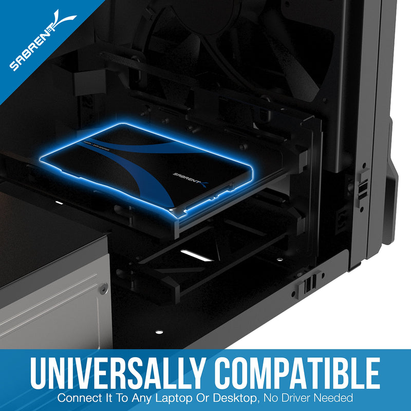 [Australia - AusPower] - SABRENT mSATA to 2.5-Inch SATA III Aluminum Enclosure Adapter (EC-MSSA) mSATA to SATA 