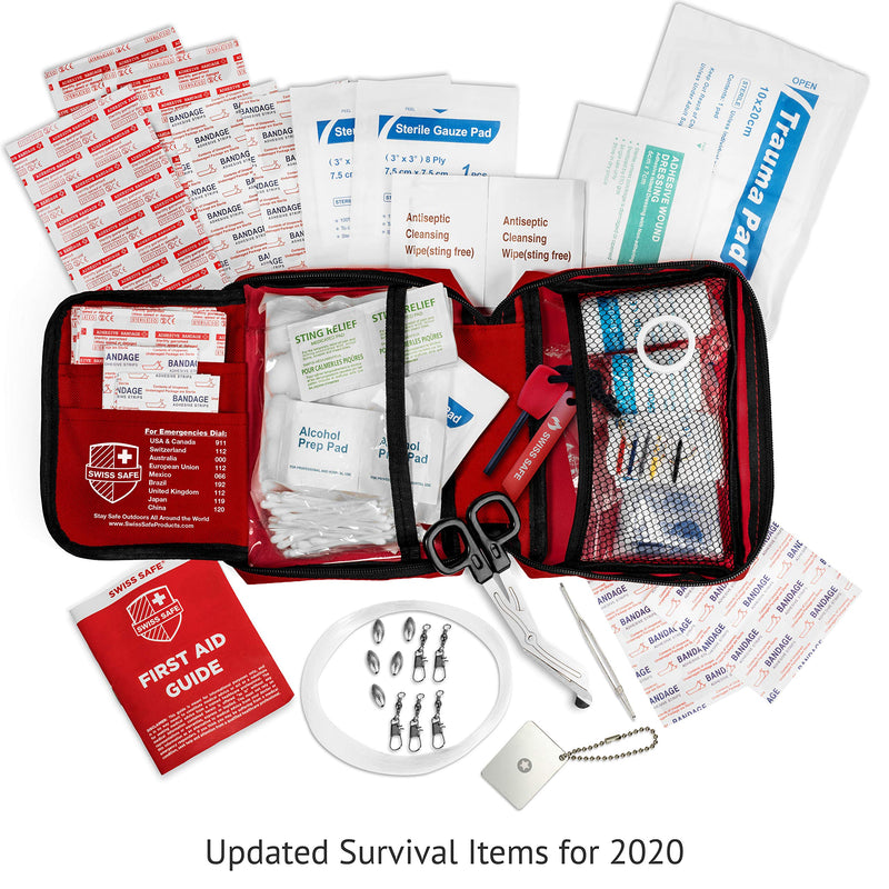 [Australia - AusPower] - 200-Piece Professional First Aid Kit for Home, Car or Work : Plus Emergency Medical Supplies for Camping, Hunting, Outdoor Hiking Survival 