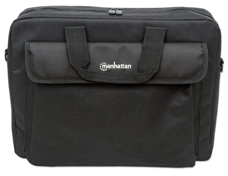 [Australia - AusPower] - Manhattan 15.6-Inch Notebook Briefcase, Black (438889) 
