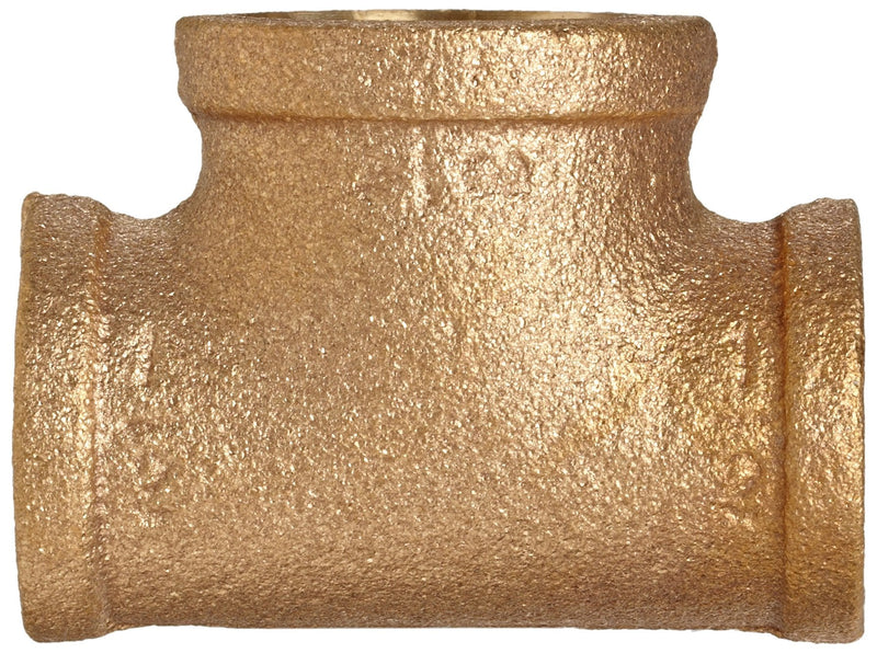 [Australia - AusPower] - Anderson Metals 38106-161604 Brass Threaded Pipe Fitting, Reducing Tee, 1" x 1" x 1/4" Female 1" x 1" x 1/4" 