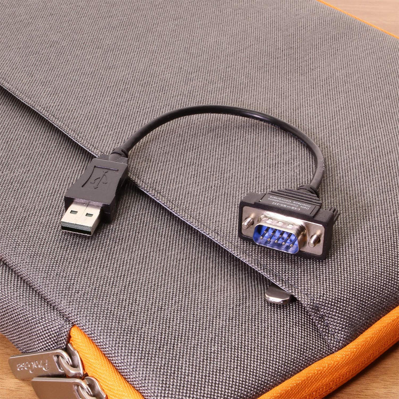 [Australia - AusPower] - Gearmo USB to RS-232 Serial Adapter DB9-8 Inch Short Cable 