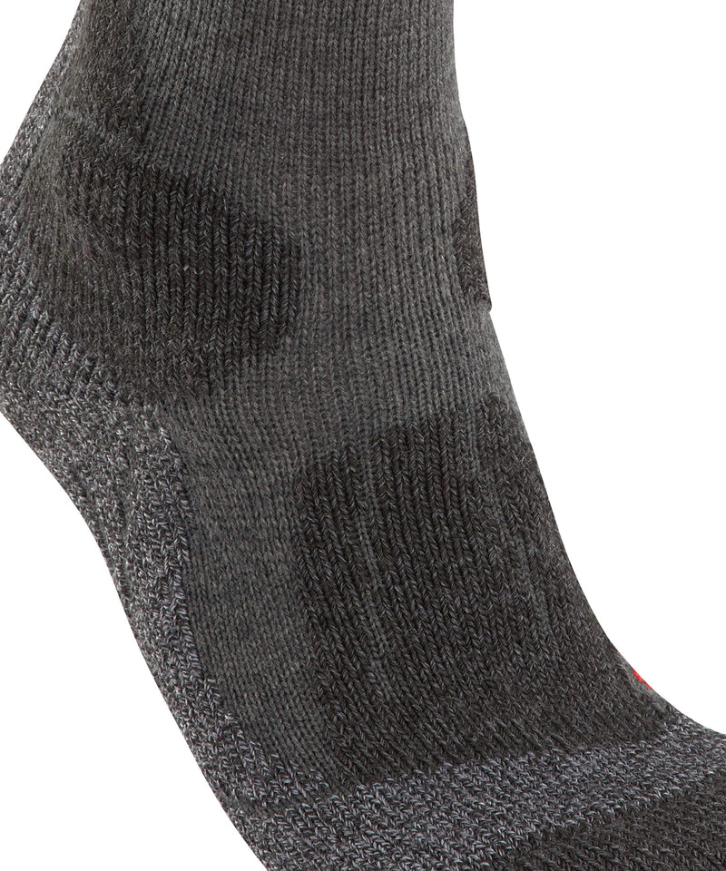 [Australia - AusPower] - FALKE Men's TK1 Hiking Socks, Merino Wool, More Colors, 1 Pair 6.5-8.5 Grey (Asphalt Melange 3180) 