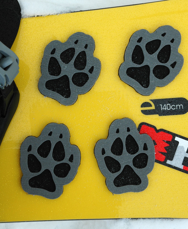 [Australia - AusPower] - Toejamr Stomp Pads - 4 Puppy Paws - Gray 