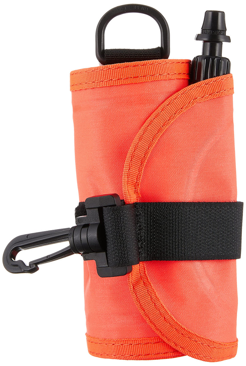 [Australia - AusPower] - Scuba Choice Scuba Diving 4' Surface Marker Signal Tube with Plastic Clip, Orange 
