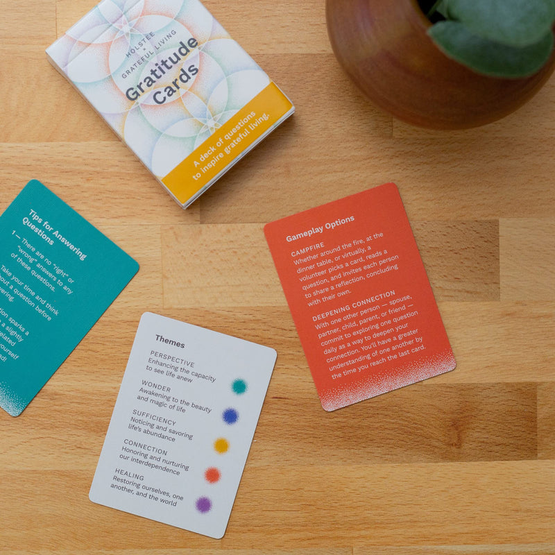 [Australia - AusPower] - Holstee Gratitude Cards | A Deck of Questions to Inspire Grateful Living 