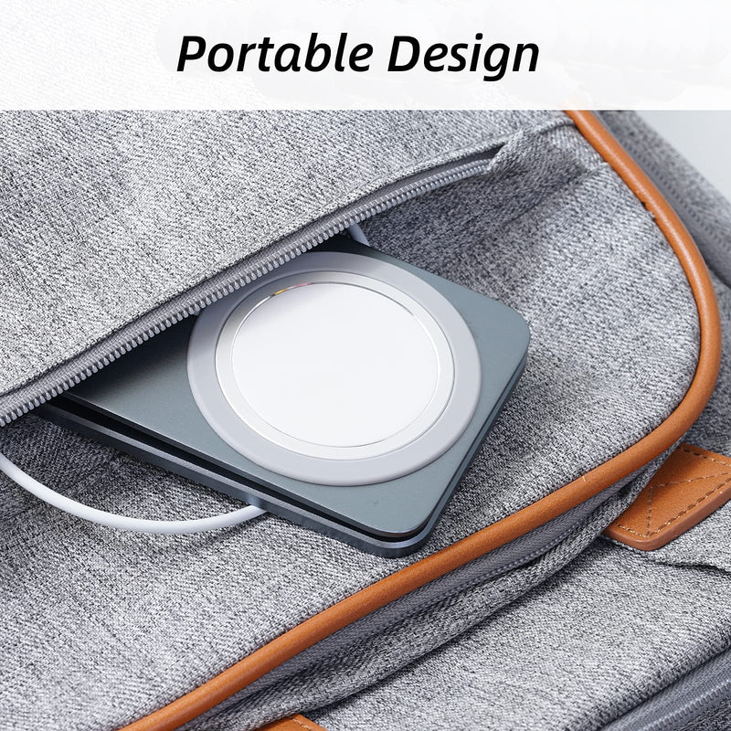 [Australia - AusPower] - Stand for MagSafe Charger, Foldable Magnetic Aluminum Stand Holder Cradle Compatible with MagSafe Charger for iPhone 13 12 Pro Max Mini, Magsafe Charger Not Included Gray 