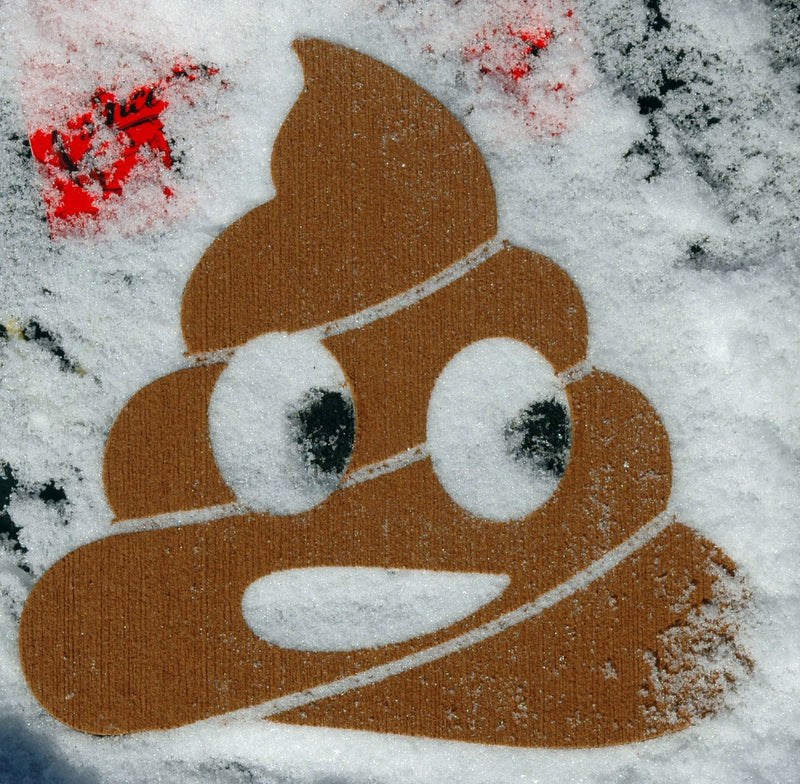 [Australia - AusPower] - Toejamr - Snowboard Stomp Pad - Poo Emoji - Brown 