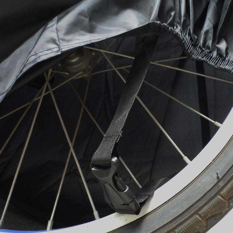 [Australia - AusPower] - ATCG Bike Cover 190T Nylon Waterproof Bicycle Cover for Mountain Bike, Road Bike Outdoor Storage, L Black 