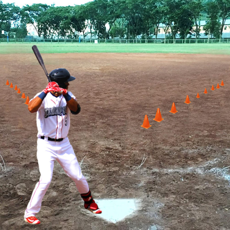 [Australia - AusPower] - WOWGEEK 7 Inch Plastic Sport Training Traffic Cone 10 Traffic Safety Cones Sign Sport Soccer Football Training Cones Orange 