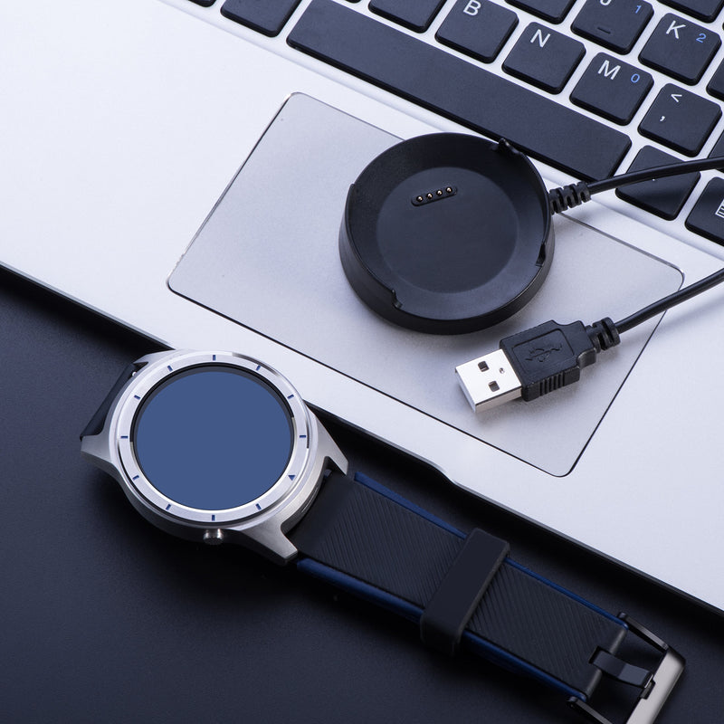 [Australia - AusPower] - FitTurn Charger Compatible with ZTE Quartz Charger Replacement 3.3ft USB Charger Charging Cable/Charging Base for ZTE Quartz Smartwatch(Black) 