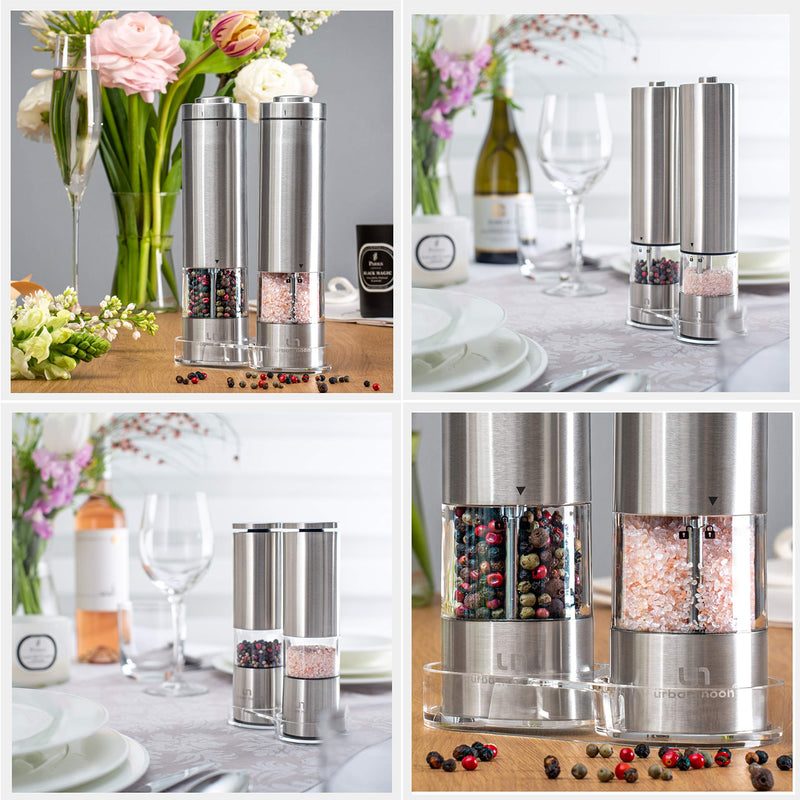 [Australia - AusPower] - Salt and Pepper Mill Tray - Acrylic Transparent Mill Rest by urban noon - Grinders up to 2.2 inches in diameter Tray 22 