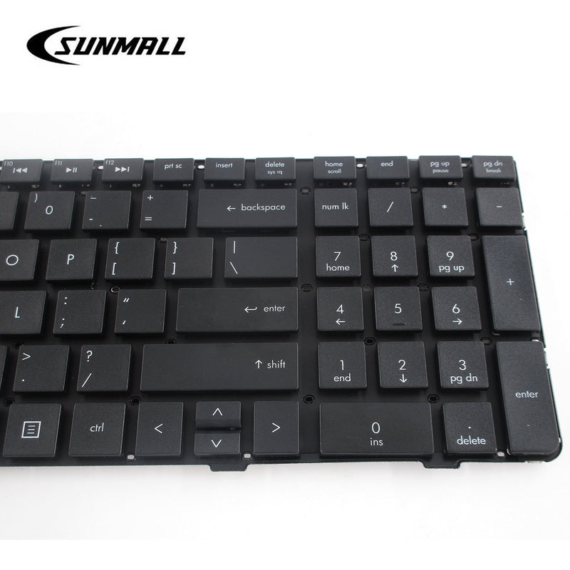[Australia - AusPower] - SUNMALL Keyboard Replacement Without Frame Compatible with HP ProBook 4530S 4535S 4730S 4735S Series Black US Layout 