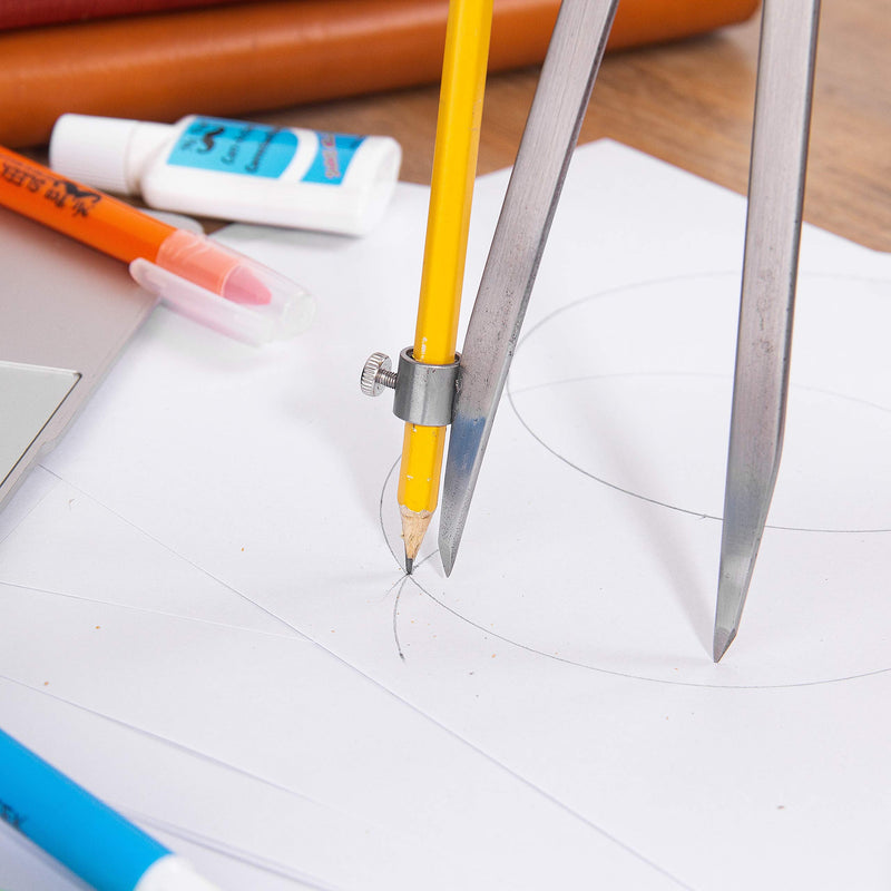 [Australia - AusPower] - Mr. Pen- Professional Compass with Lock, 8 inch, Pencil Compass, Woodworking Compass, Compass for Geometry, Wing Divider, Compass Drawing, Drafting Compass, Carpenter Compass, Scribe Tool 