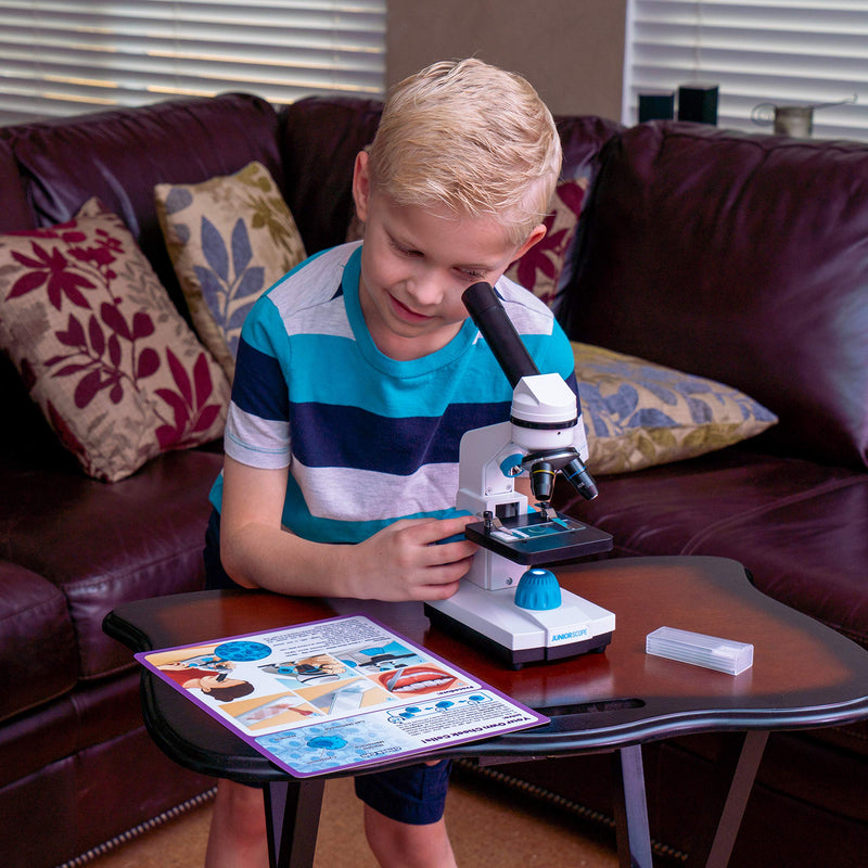 [Australia - AusPower] - Omano Microscope Experiments and Science Activities for Kids “The Amazing Microscope Adventures” (5-Card Pack) Book Alternative, Home, Classroom DIY Scientific Learning 