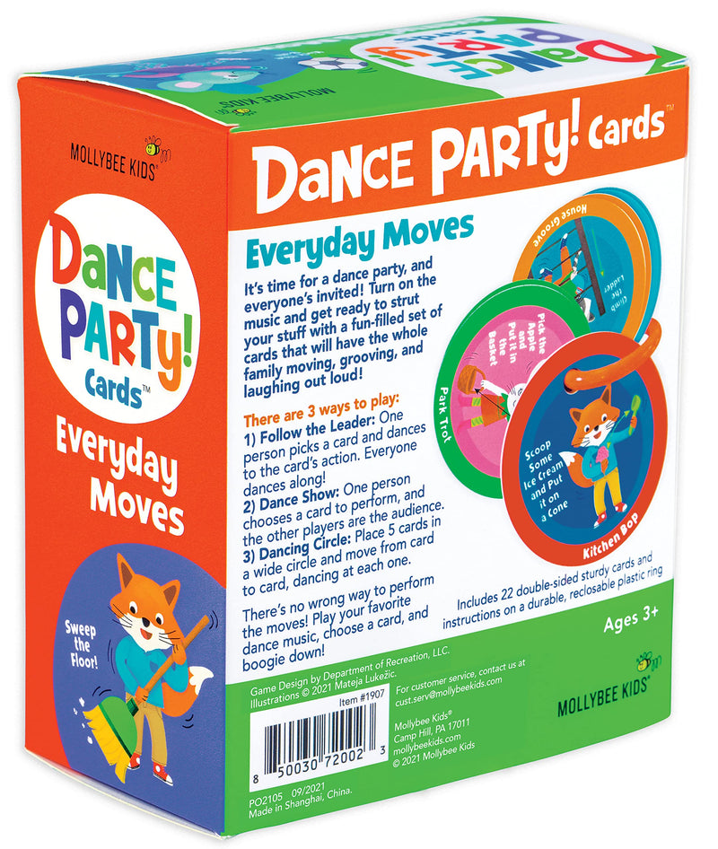 [Australia - AusPower] - Mollybee Kids Dance Party Cards Everyday Moves 
