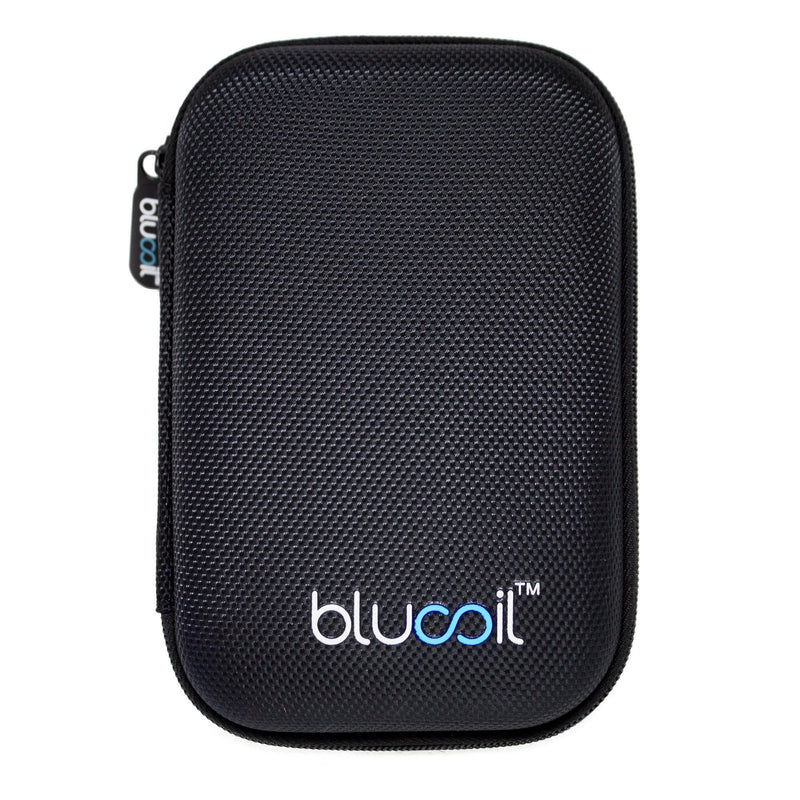 [Australia - AusPower] - Blucoil Compatible with Lacie, Glyph, G-Technology, and More - Portable Water-Resistant Hard Case for 5.5 x 3.5 x 1.2-Inch External Hard Drive, Powerbank, Mini Digital Camera, and GPS Devices (Black) Small 