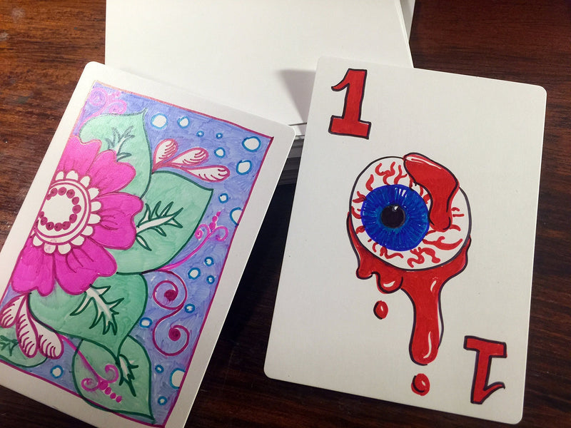 [Australia - AusPower] - Apostrophe Games Blank Playing Cards – 180pcs Blank Playing Cards to Write On – Custom Card Deck with Luxurious Matte Finish – Fun and Cool Playing Cards for Kids and Adults 180 Cards 