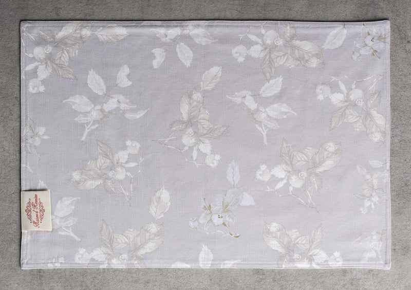 [Australia - AusPower] - Maison d' Hermine Equinoxe 100% Cotton Set of 4 Placemats for Dining Table | Kitchen | Wedding | Everyday Use | Dinner Parties | (Grey, 13 Inch by 19 Inch) Equinoxe - Grey (Set of 4) 