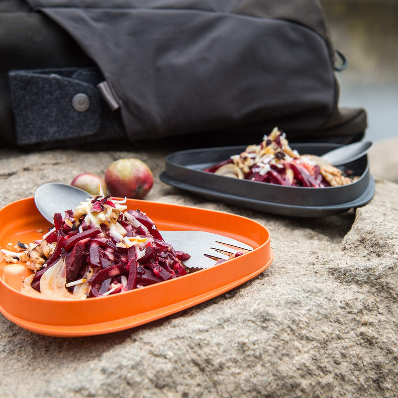 [Australia - AusPower] - Light My Fire Camping Spork - Titanium Spork - 3 in 1 Camping Utensils Metal - Camping Spoon Fork Knife Combo - Spork Travel - Backpacking Spork - Lunchbox Spork - Camp Eating Utensil - Version 2.0 Spork New Version 