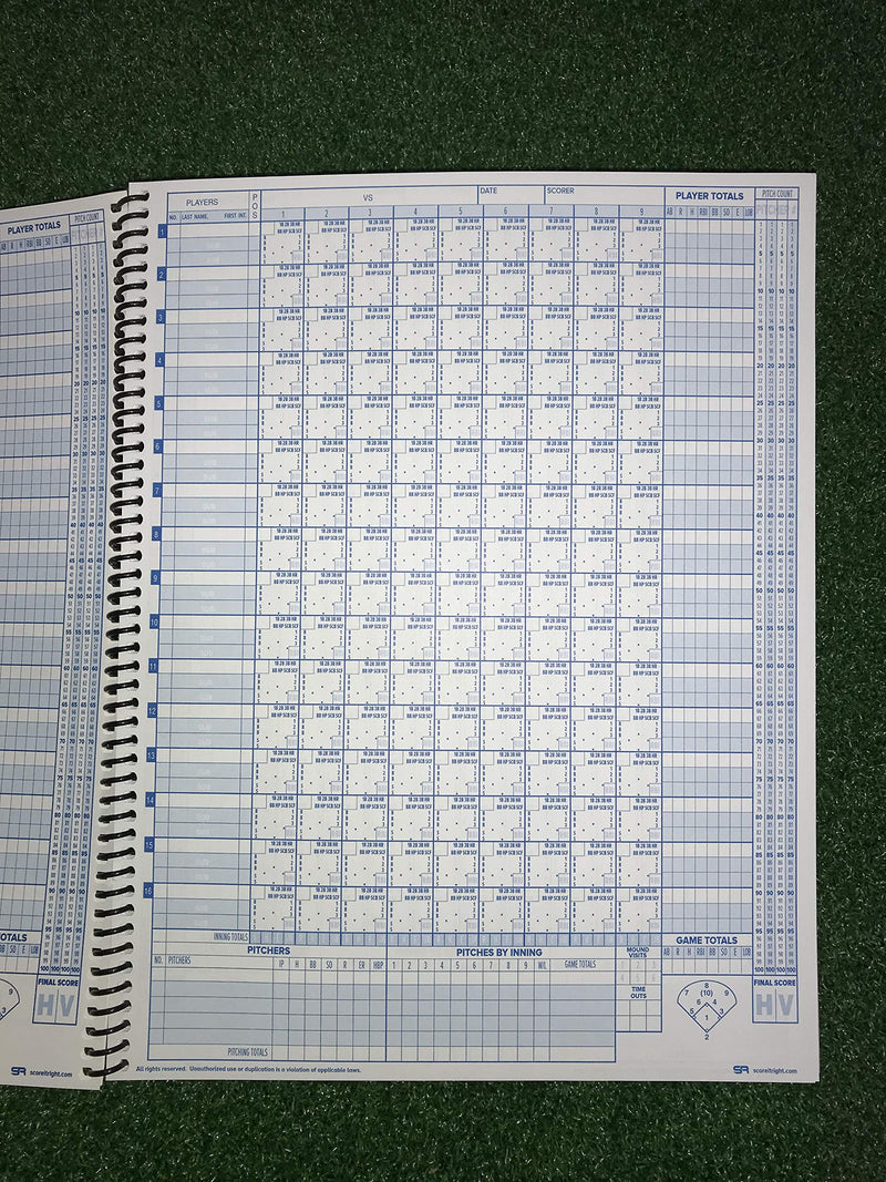 [Australia - AusPower] - SR Baseball/Softball Scorebook “Big Blue” 