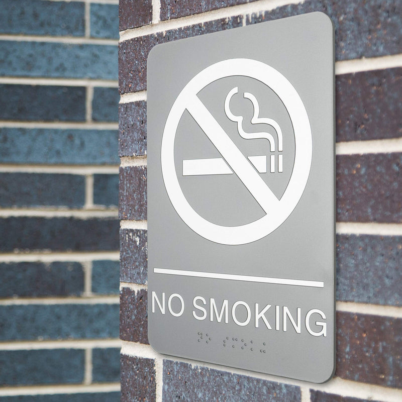 [Australia - AusPower] - U.S. Stamp and Sign ADA Plastic No Smoking Sign (USS4813) 