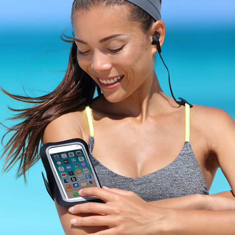 [Australia - AusPower] - Dapper&Doll Dapper&Doll Cell Phone Armband iPhone Holder for Running & Gym - Fits Max Plus Mini SE (12/11/X/XS/XR/8/7/6/5) Galaxy S Ultra Plus Lite Edge Note (21/20/10/9/8/7/6/5) 